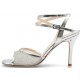 CHANEL DUS Rete glitter argento