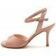 CHERIE pelle tortora - 7cm