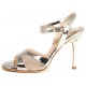 THELMA Silver Patent And Leopard Net