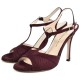 TWILA Burgundy Suede