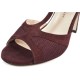 TWILA Burgundy Suede