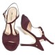 TWILA Burgundy Suede