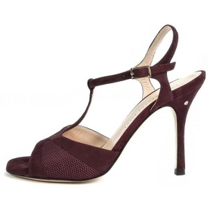 TWILA Burgundy Suede