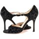 DAISY Black velvet and glitter