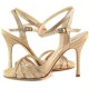 NADINE Glitter cognac