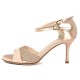 BRIGITTE Satin leather quartz and gold