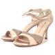 BRIGITTE Satin leather quartz and gold