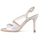 GIOIA - Pelle tejus argento iridescente - 10.5cm