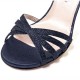 NADINE Glitter black - 10.5cm