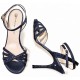 NADINE Glitter black - 10.5cm