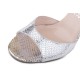 CHERIE Silver Laminated Leather