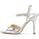 CHERIE Silver Laminated Leather