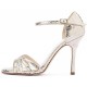 AMANDA Gold laminated leather