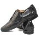 FRANCIS Black python print leather