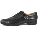 FRANCIS Black python print leather